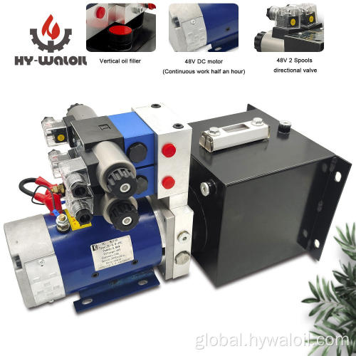 Electric Hydraulic Power Unit Lifting Horizontal Hydraulic Power Pack with Temp Gauge Supplier